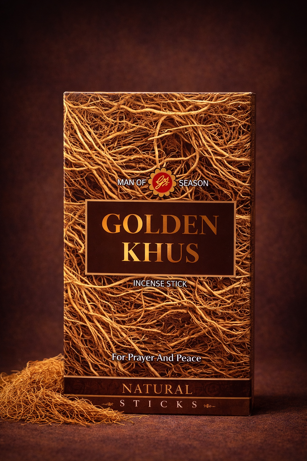 Golden Khus agarbathi image